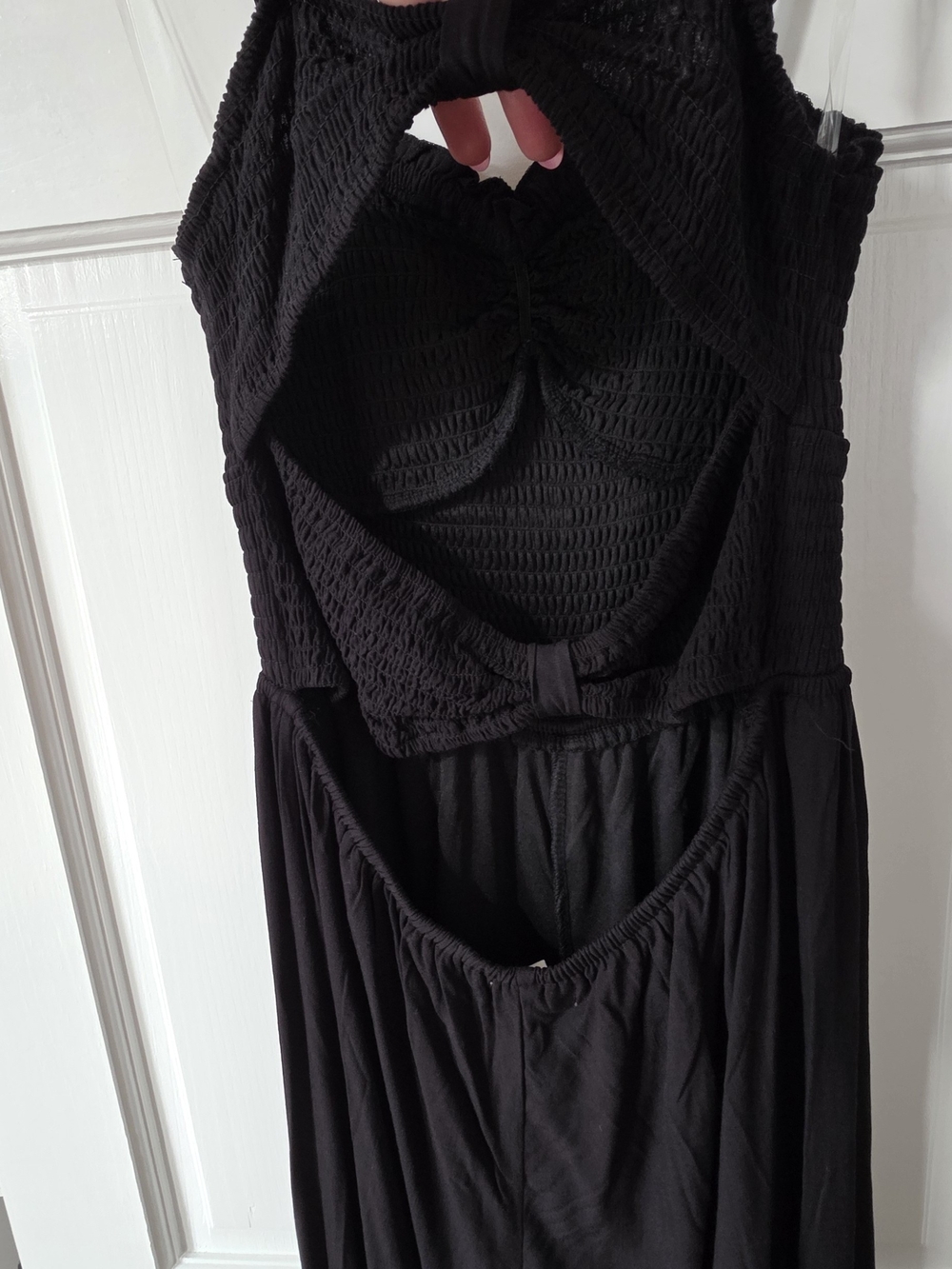 Black Romper With Adjustable Straps - Picture 4 of 6